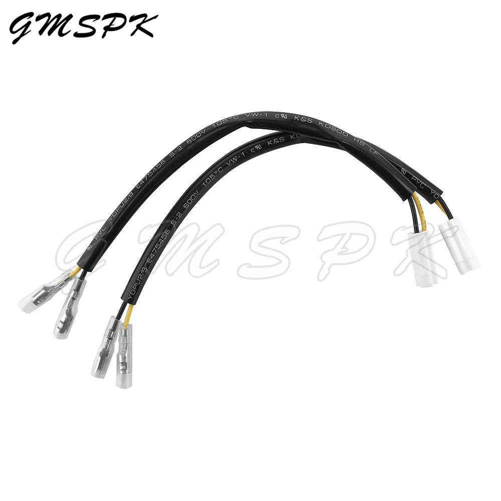 Adaptador de cable de marcador de señal de giro, arnés de conector de enchufe apto para Yamaha MT09 MT07 MT03 Tracer 900 Tenere 700 YZF R1 R6 R3 R25, 4 Uds.