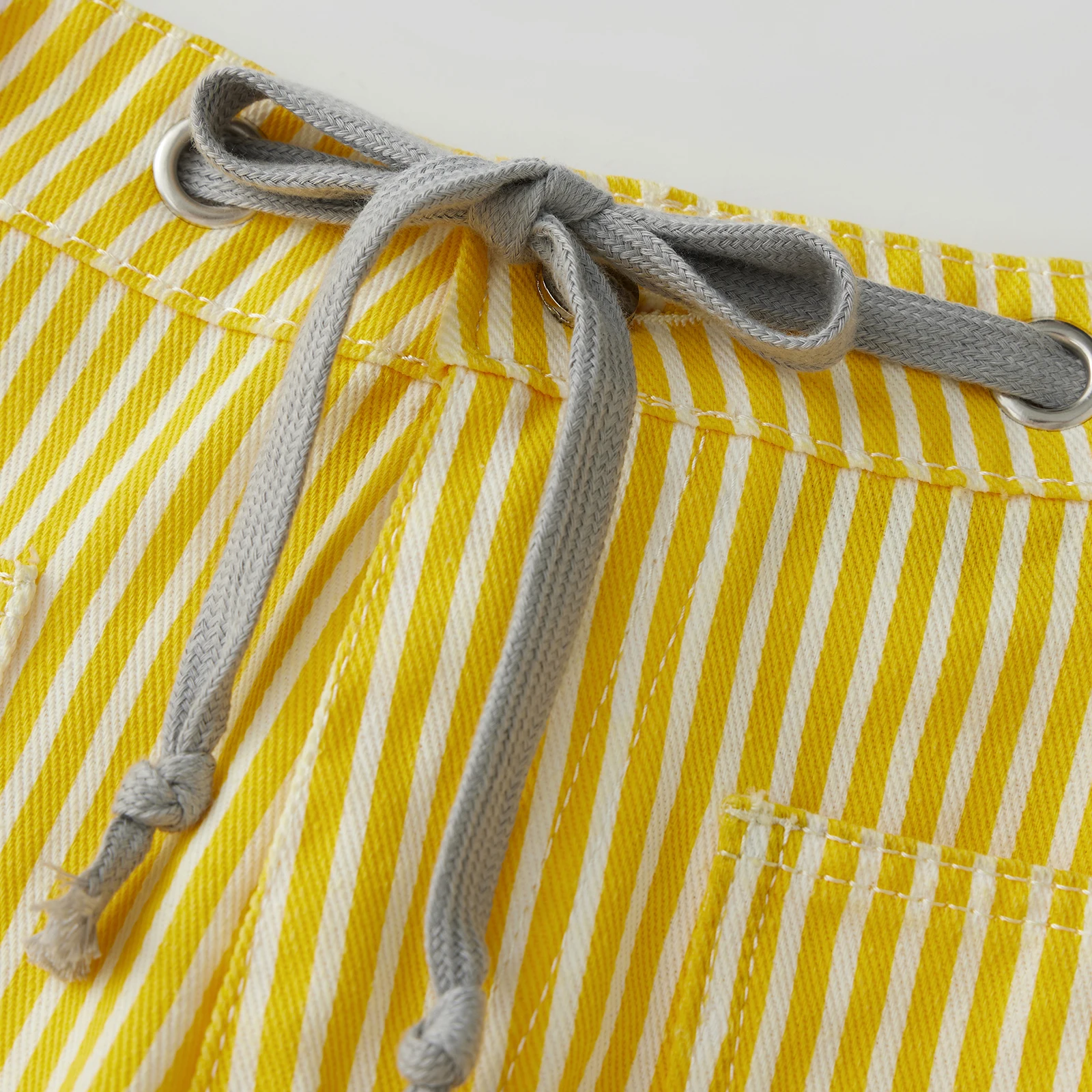 Combhasaki Pantaloni lunghi da donna casual a righe a contrasto di colore con coulisse in vita elastica Pantaloni larghi Harem a gamba larga con tasche