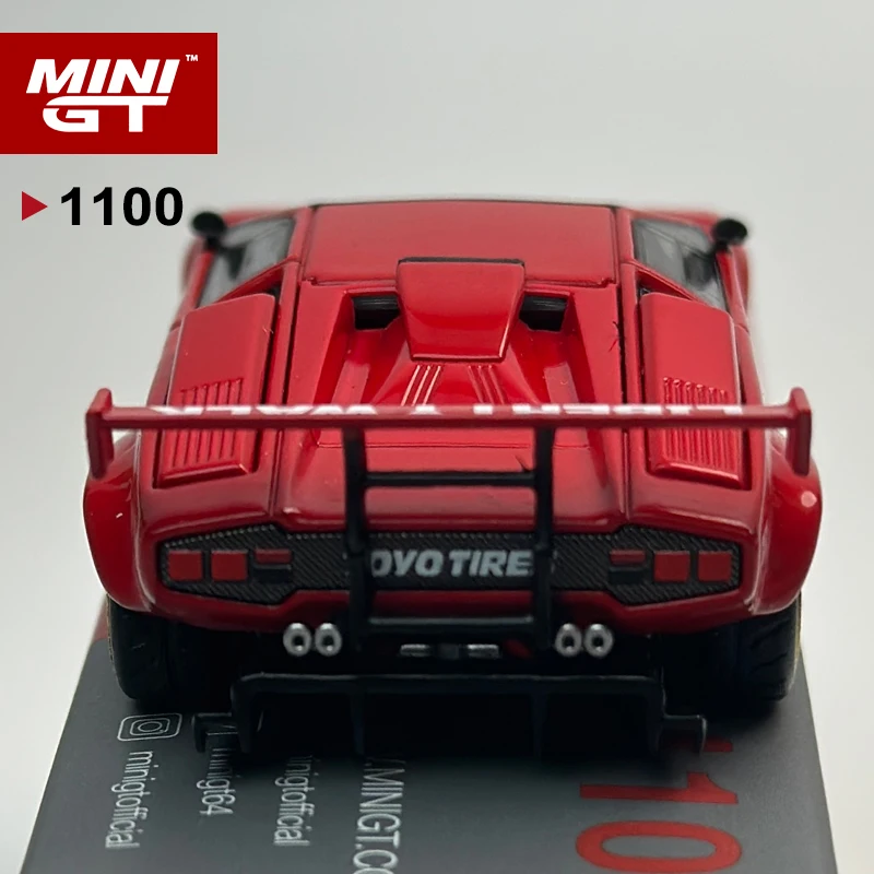 MINIGT 1:64 ランボルギーニ カウンタック LB-WORKS レッド MGT 合金車