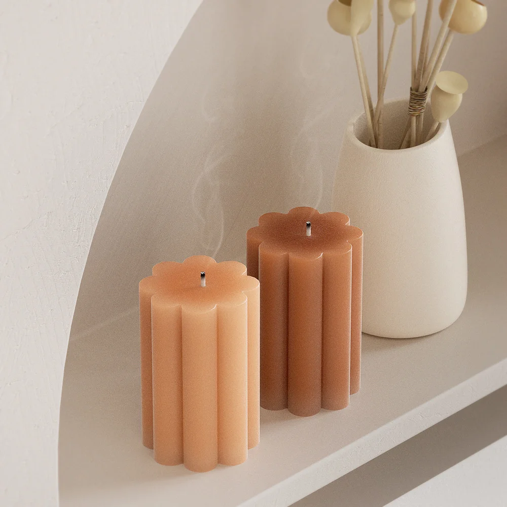 ثلاثية الأبعاد نجم البحر القمر الهرم سحابة زهرة شكل شمعة معطرة قالب من السيليكون لتقوم بها بنفسك الجص الراتنج الصابون الشمع صنع قوالب حلية المنزل