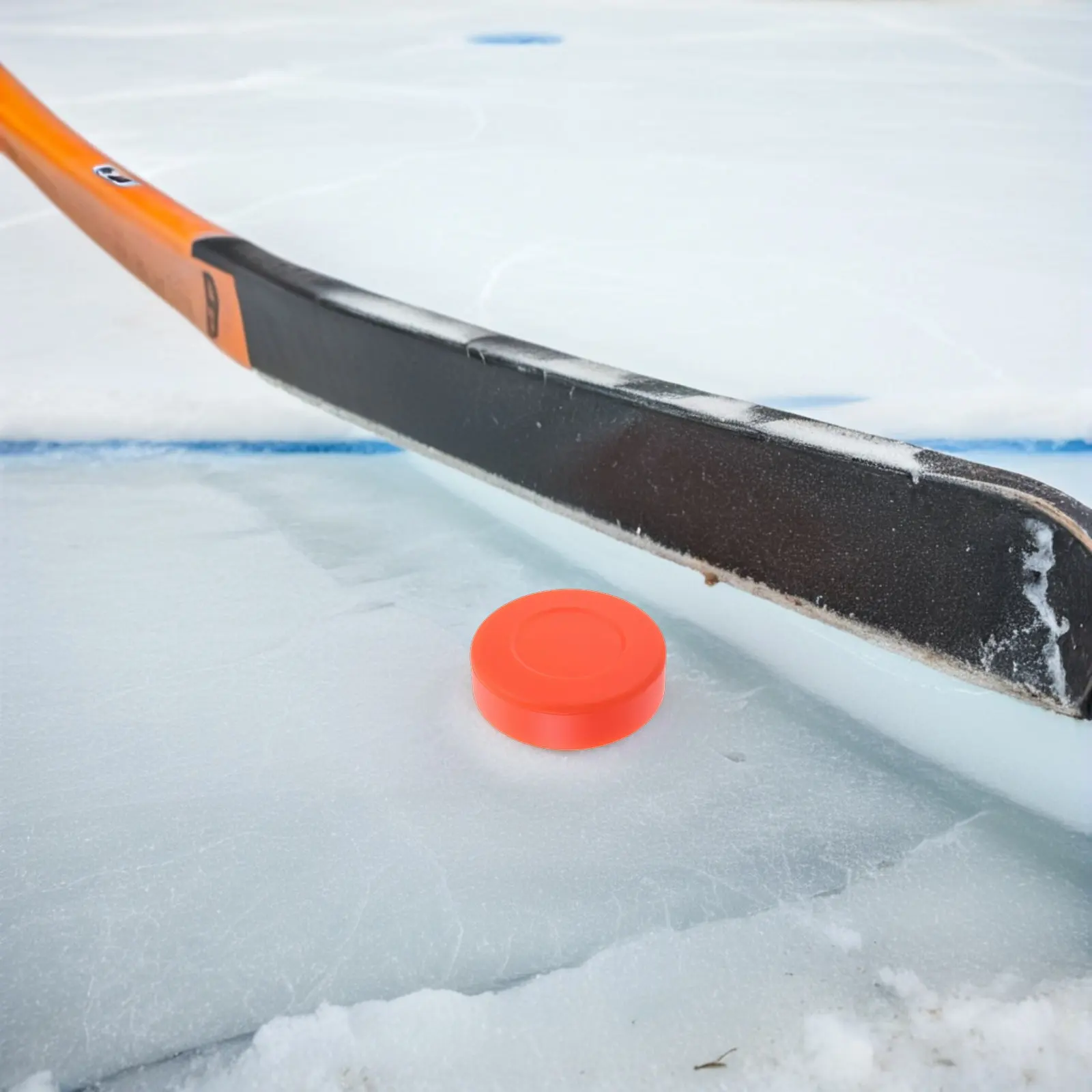 

Набор из 8 матовых оранжевых пластиковых шайб для хоккея, легкие, не повреждающие поверхность, для тренировок и замены, для юных игроков