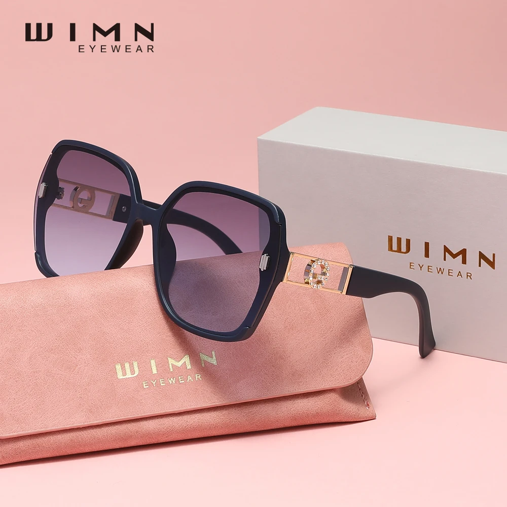 WIMN وصول جديد النظارات الشمسية العصرية للسيدات إطار كبير UV400 نظارات للنساء نظارات عطلة السفر