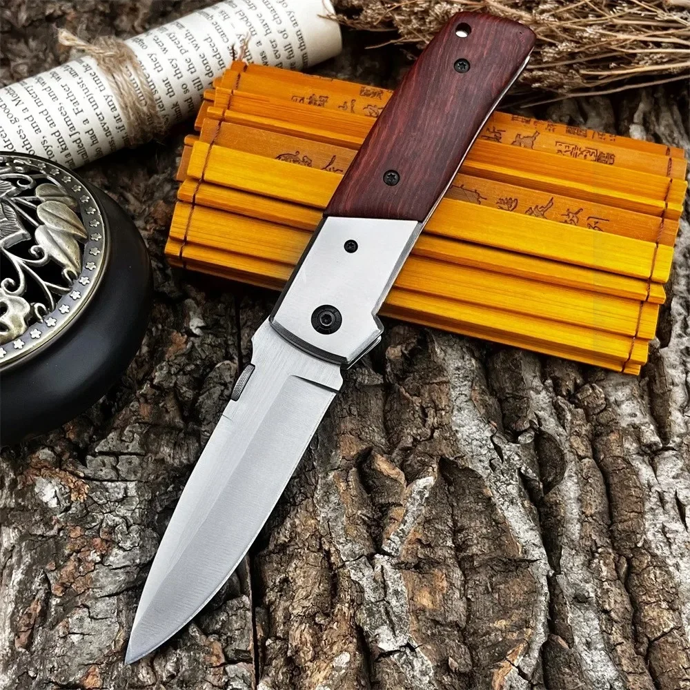 

Складной нож Da50 для активного отдыха, EDC, походов, многофункциональный инструмент, нож для кемпинга и выживания, лезвие 5Cr13Mov, рукоять из цветного дерева