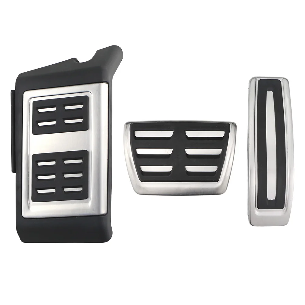 Car Pedals for Audi Q7 4L (07-15) / Touareg 07-18 / Porsche Cayenne 07-16 Gas Brake Footrest Dead Pedal Cover 