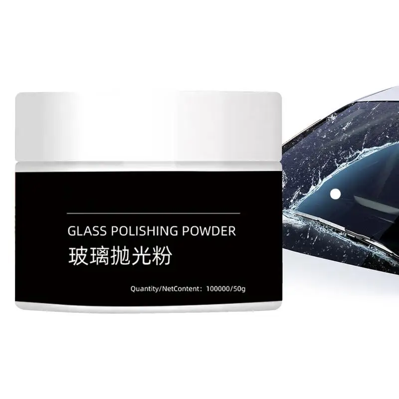 

Glass Polishing Powder Waterproof Anti-Fogging Polishing Compound For Glass 1.76 Oz Glass Scratch Remover Multifunctional Glass