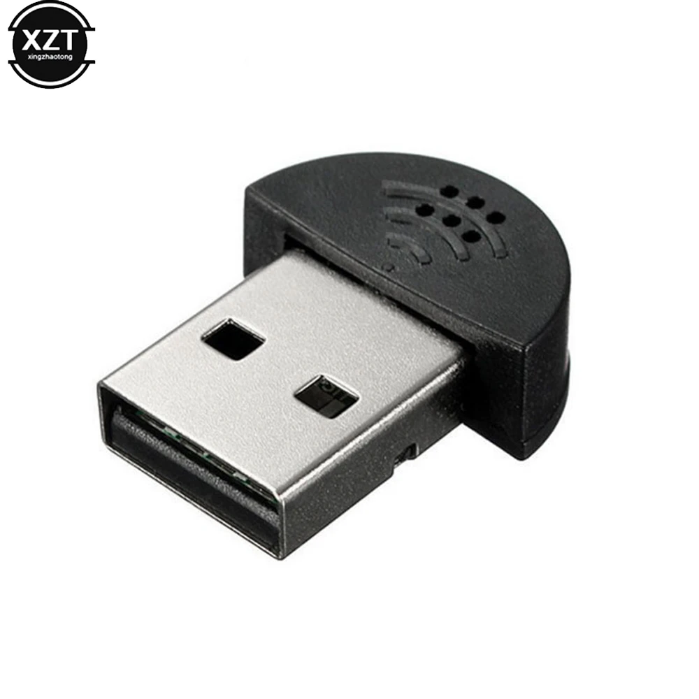 Super Mini USB 2.0 Microphone MIC Audio Adapter Portable Studio Speech Driver Free for Laptop/Notebook/PC/MSN/Skype