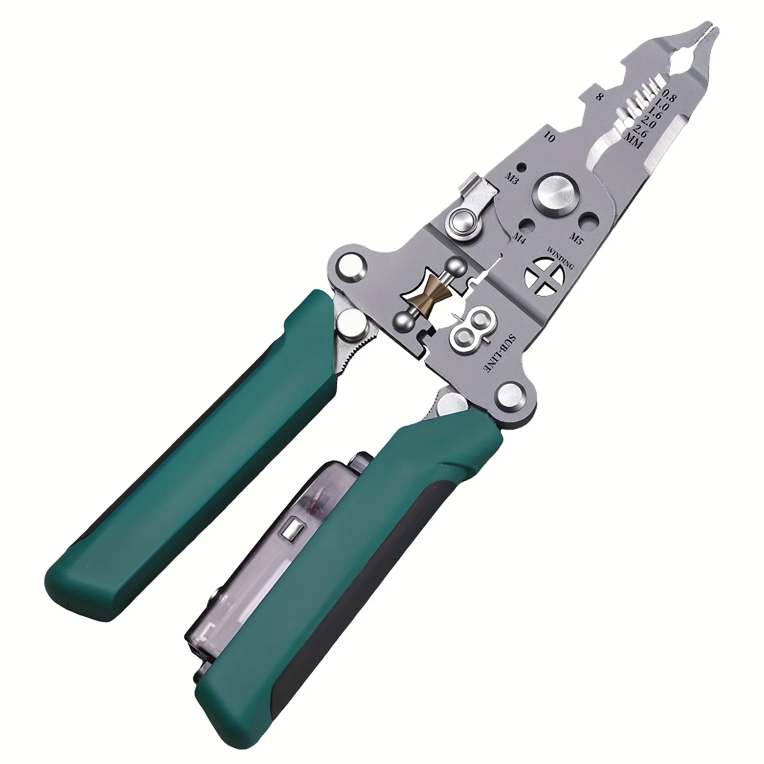 

Hand Cutters for Home Commercial Residential Electronics Wire Stripping Pliers | Foldable Multifunctional Wire Stripper Crimper