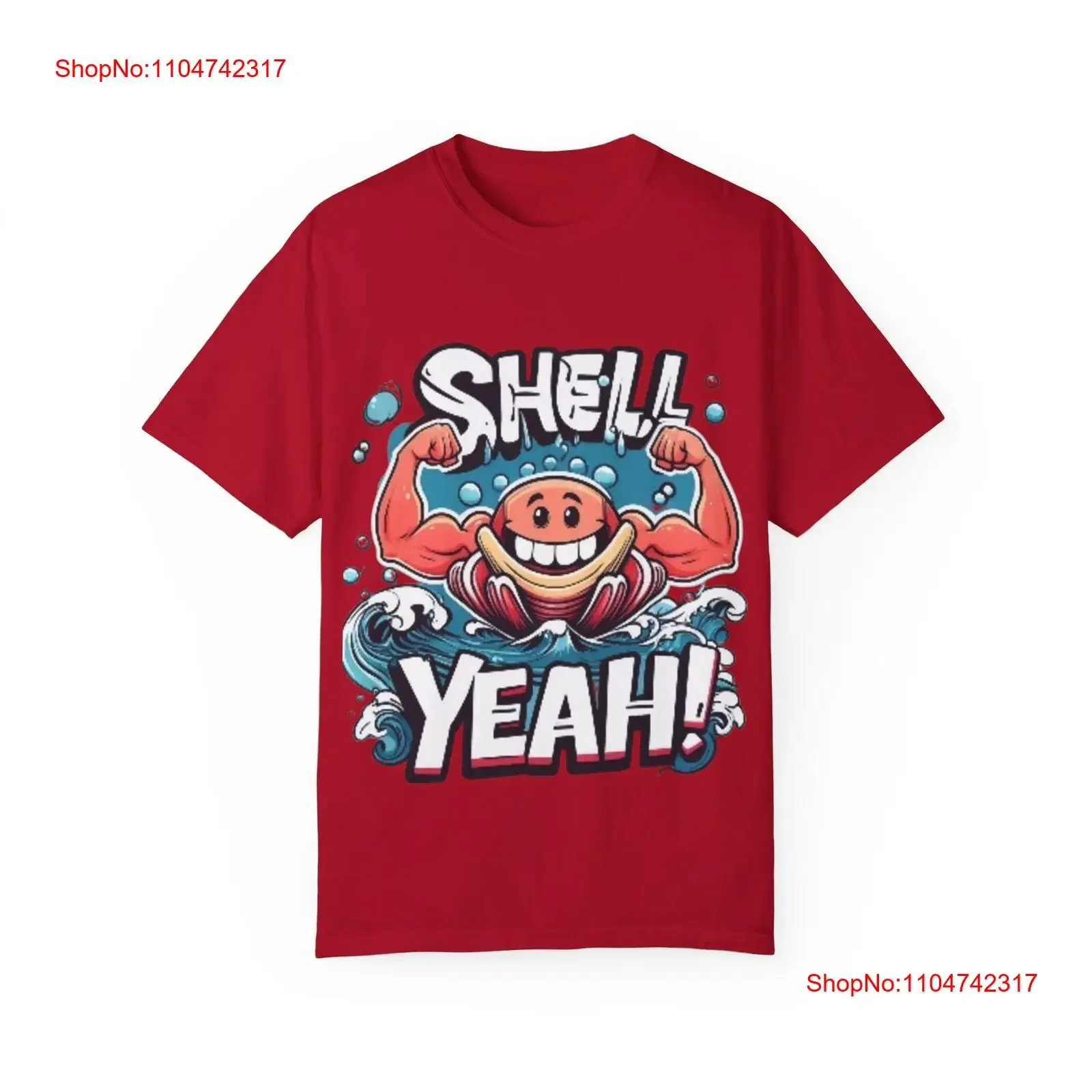 Окрашенная футболка Shell Yeah, пляжная одежда, летние забавные винтажные стираные унисекс, удобный эластичный топ с рисунком для повседневной носки