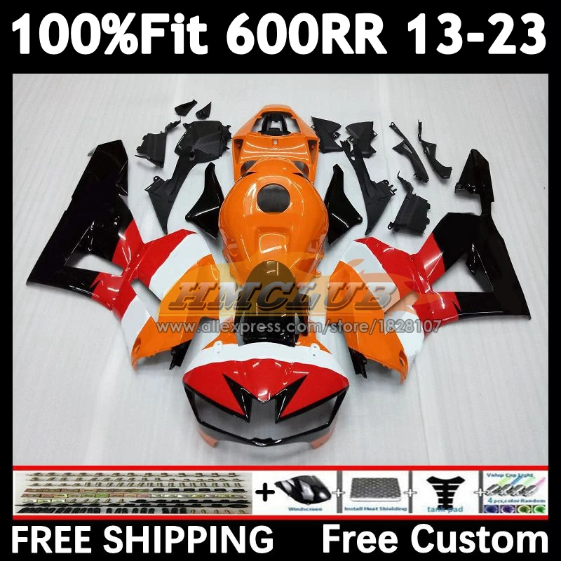 Repsol Orange OEM Kit For HONDA CBR600 CBR 600RR 600 CC F5 RR 62No.0 CBR600RR 13 14 15 16 17 18 2019 2020 2021 2022 2023 Fairing