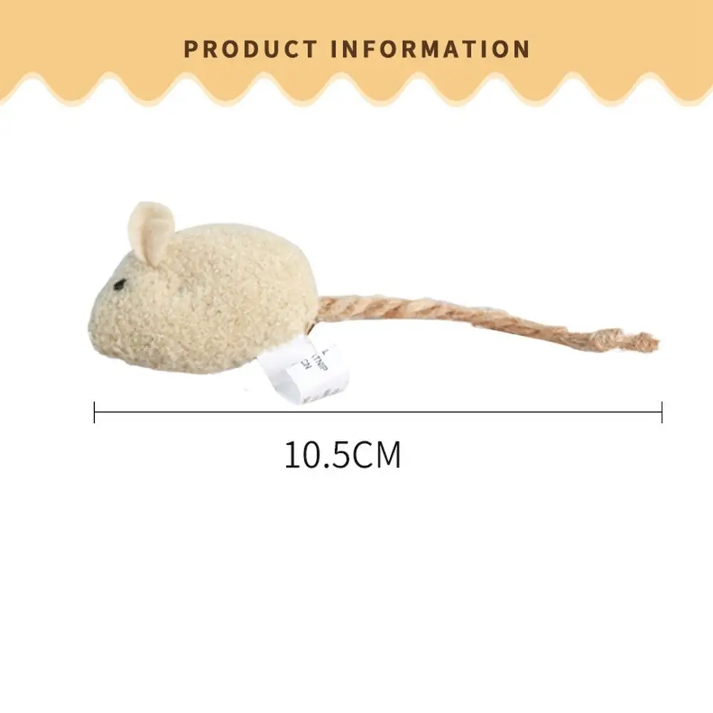 Durable Mice for Cat Kitten Training for Indoor Catnip Teeth Cleaning Tool Cat Toys Pet Product Interactive Cat Toy