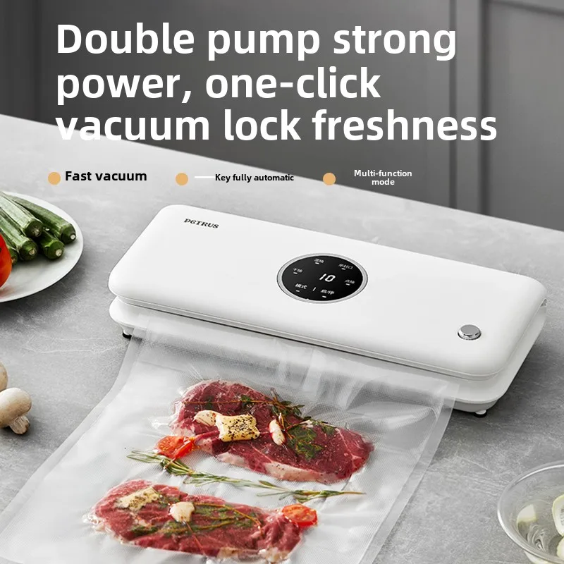 Vacuum sealing machine Household food preservation Evacuation machine Dry and wet