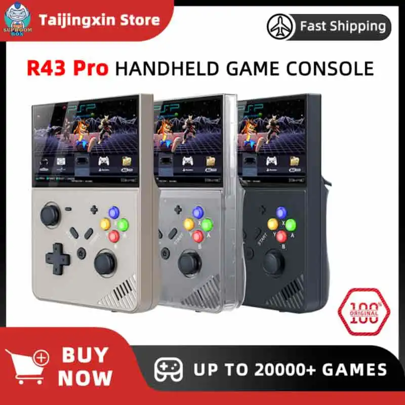 Portable Handheld Game Console R43 Pro Retro Handheld Video Game Console HD 4.3-inch LED Screen Built in 25 Simulators Kids gift