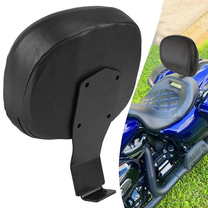 

Motorcycle Driver Rear Backrest For Suzuki Intruder C50 Boulevard Volusia VL400/800 2001-2017 PU Leather Seat Backrest