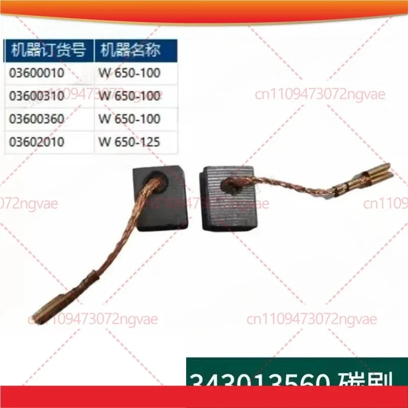 

2Set For metabo 343013560 Carbon brush W650-100/W650-125 Power tool accessories