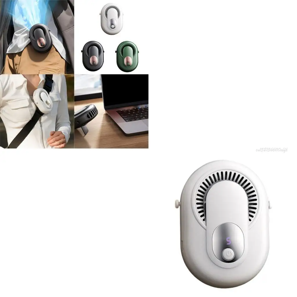 27RB Cooling Fan 3500mAh Clip Fan ABS Texture Suitable for Travel Camping Fishing
