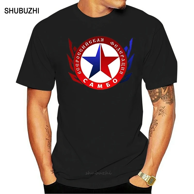 Мужская Боевая футболка Российской федерации самбо Fedor, черная футболка, размер S-3XL, Мужская футболка, дешевая распродажа, 100 хлопок