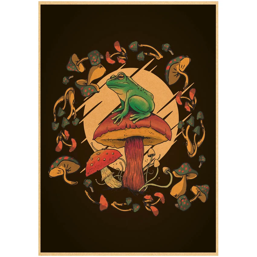 Cottagecore estetyczny sztuka plakatu drukuje film home decor ściany artystyczny obraz papier pakowy drukuj home decor plakat retro — zdjęcie 7
