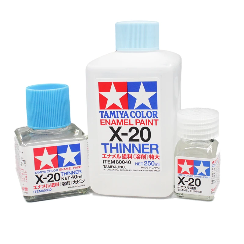 Tamiya X20A Acrylic Paint Color Leveling Thinner Coating Remover For DIY Military Figure Doll Handicrafts Model Kit Tool