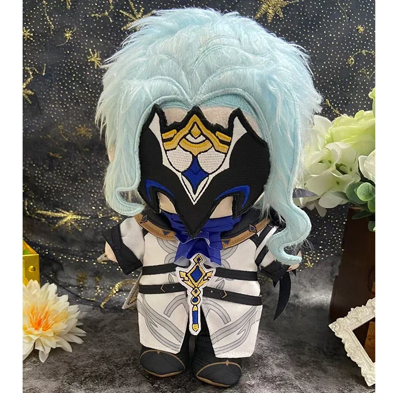 Anime Game Genshin Impact II Dottore The Doctor Plush Doll Stuffed Toy Plushies Chothes Dress Up Clothing Cartoon Figure Toys