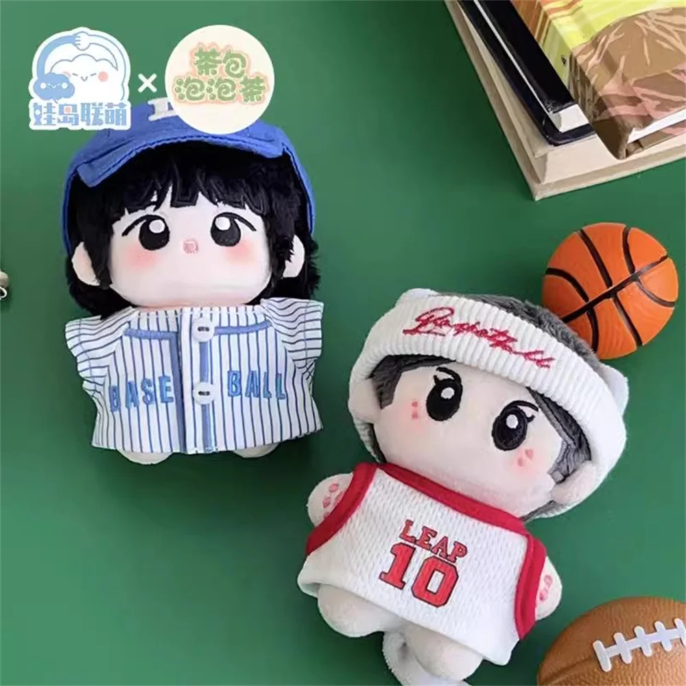 Originele W Sportkleding Basketbal Kleding Honkbal Uniform Pak Voor 10Cm Pop Speelgoed Kostuum Kleding Cosplay Kids Cadeau Schattig