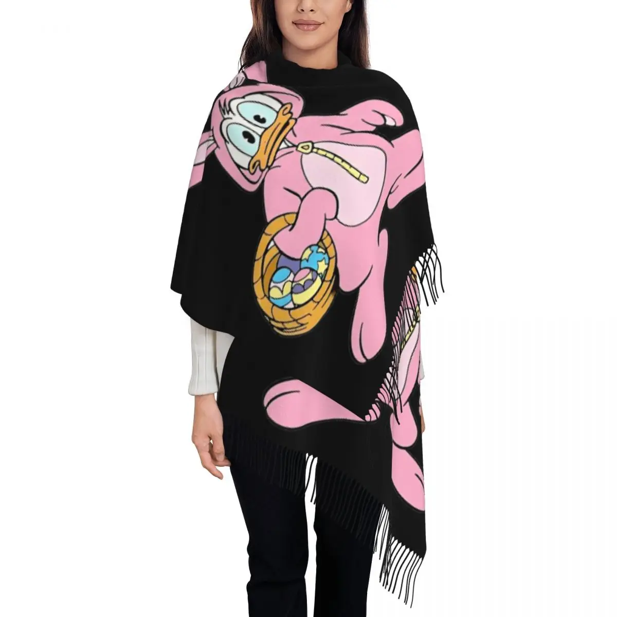 

Custom Printed Donald Duck Rabbit Scarf Men Women Winter Fall Warm Scarves Shawl Wrap