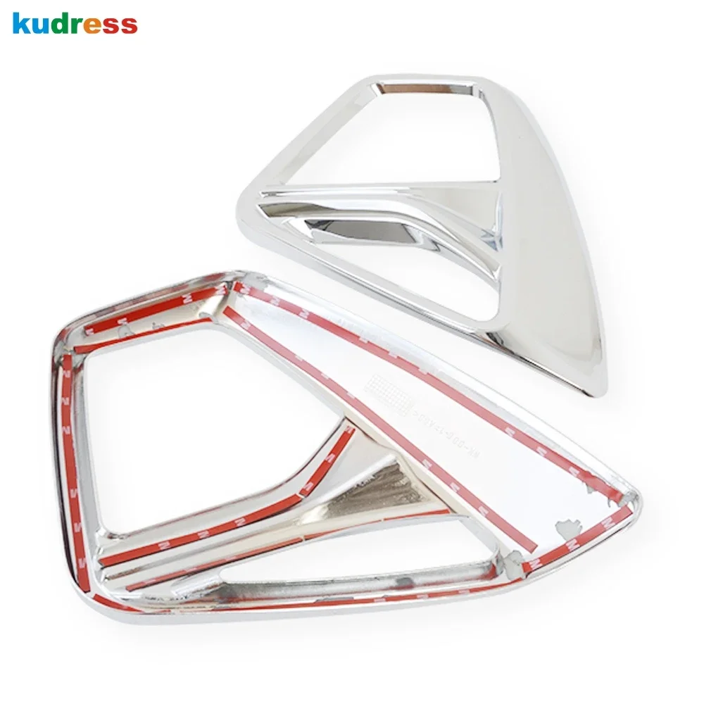 

Front Fog Light Lamp Cover Trim For Chevrolet Blazer 2019 2020 Chrome Car Head Foglight Foglamp Frame Bezel Trims Accessories
