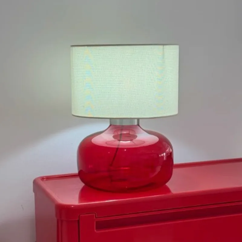 

Medieval stained glass table lamp romantic sunset ocean color scheme ambient lamp bedroom hotel bed and breakfast decoration