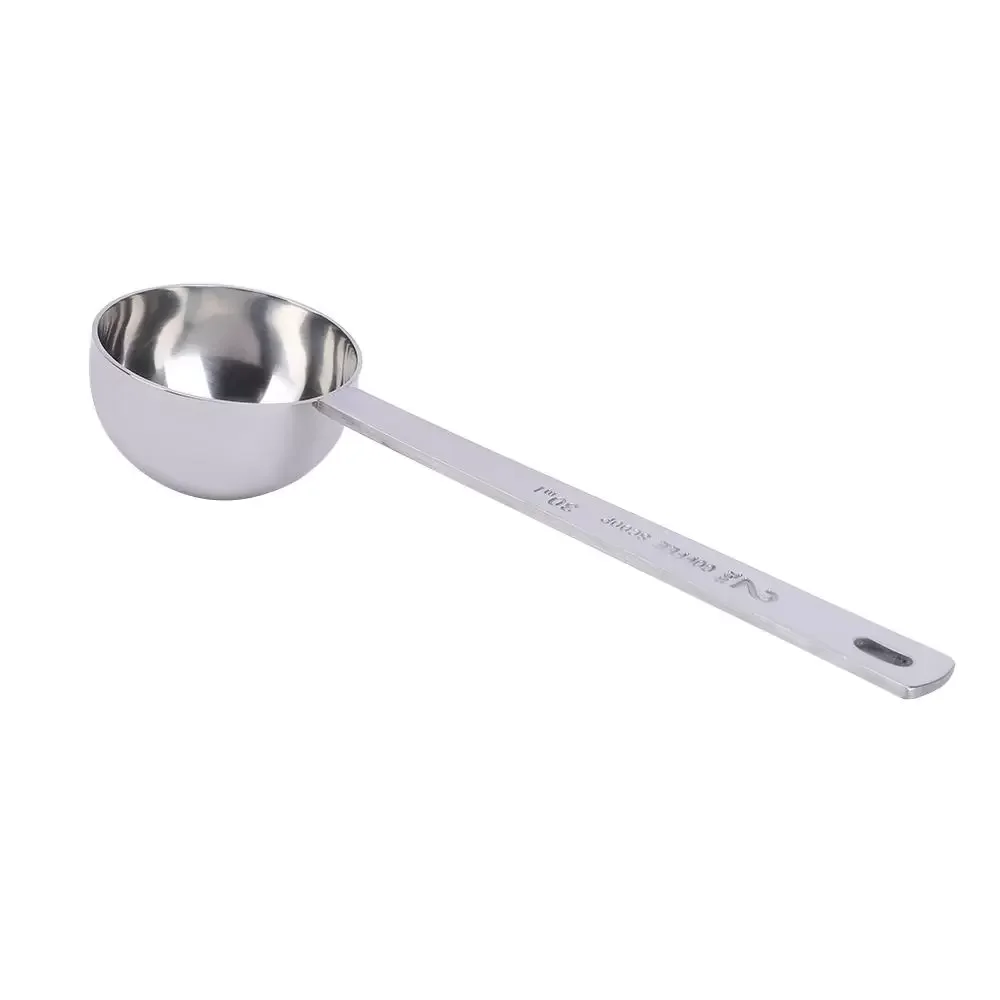 15ml 30ml Multifunctionx Coffee Scoop Measuring Scoop Spoon Cup Ground Stainless Steel Coffee Tablespoon Measuring Spoon DH9876