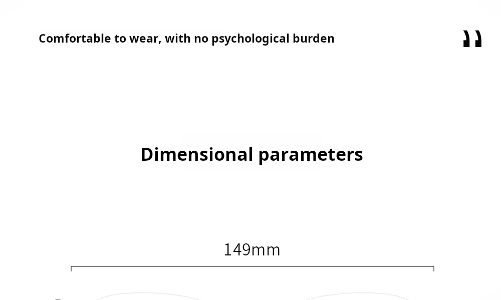 Yimaruili Z6163 Eyeglasses — Frame Dimensions & Sizing Chart