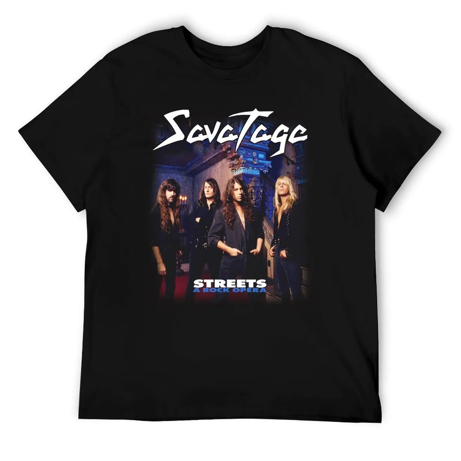 

Heavy Metal Legends!! Savatage T-Shirt anime tshirt man t shirt luxury T-Shirt