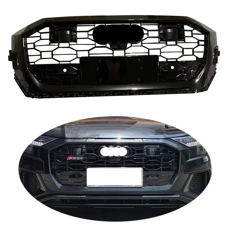 

Best-selling Auto Parts Q8 Refit to RSQ8 Frame Quattro Style Honeycomb Mesh Grille with ACC for audis Q8 2020-2022