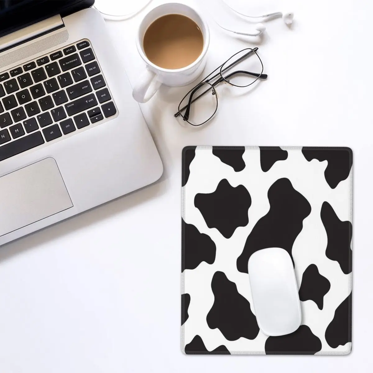 Cow Animal Print Cowboy Country Ranch Mouse Pad Gamer PC Laptop Mats Keyboard Carpet Computer Gaming Desk Mat 7x9 in 22x18 cm