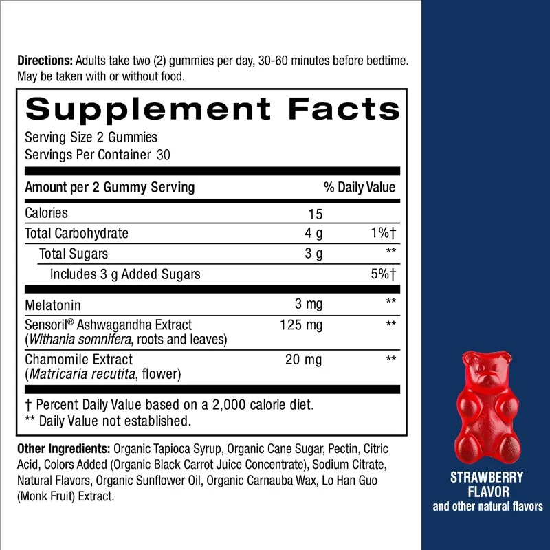 

Relax and Sleep - with Melatonin, Ashwagandha - Relieves Stress and Promotes Natural Relaxation and Healthy Sleep