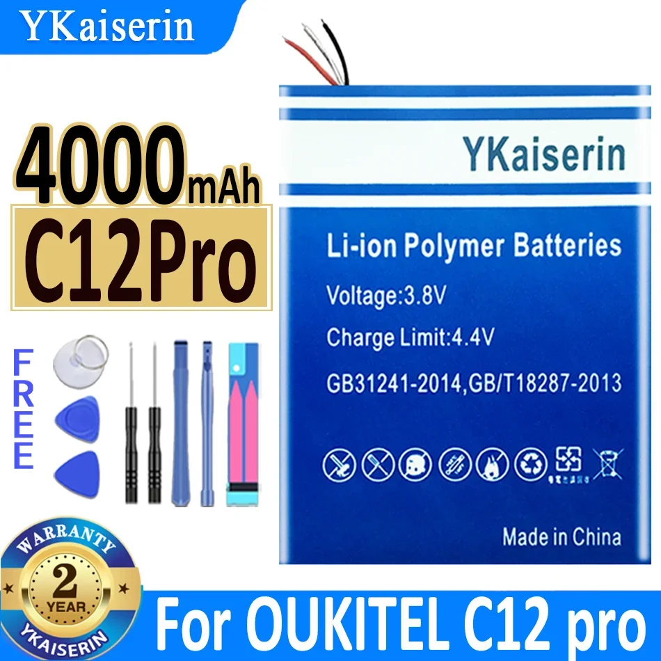 Battery For Oukitel C5 C11 C12 C15 C16 C17 C18 C21 C23 Pro 5.71 C16Pro C5Pro C12Pro C11Pro C18Pro C21Pro C15Pro C17Pro C23Pro