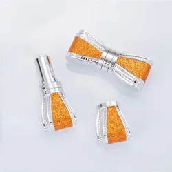 Wholesale 12.1mm Bowknot Lipstick Bottles High Grade Lipbalm Tubes Lip Stick Containers Lipgloss Cosmetic Magnetic Packages