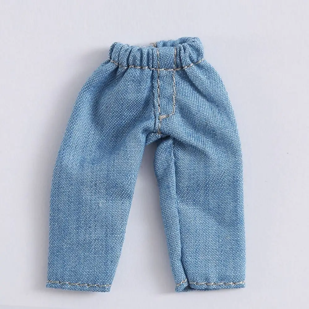 Vestiti di moda Pantaloni Per 1/11 Bambole OB11 Per 1/12 Bjd/GSC Vestiti per bambole Pantaloni di jeans FAI DA TE Obitsu 11 Vestiti per bambole Accessori