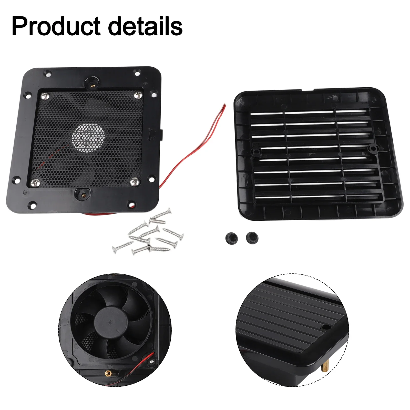 12V RV Vent Fan Strong Wind Exhaust Fan Efficient Air Circulation Hassle-free Addition Powerful Airflow Exhaust For RV