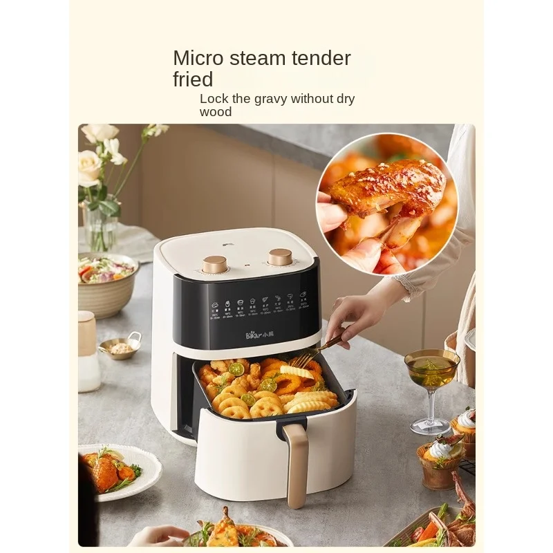 Air Fryer Household Flip-Free Surface New Large Capacity Air Explosion Electric Chips Machine Electric Oven Integrated