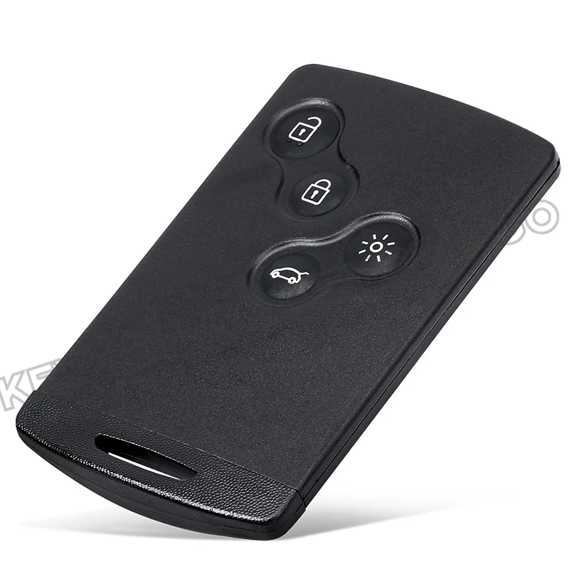 KEYECU 433MHz ID46 PCF7952A Chip Keyless-Go with Hand Free Smart Card Remote Key Fob for Renault Megane Scenic III Laguna 3 - view 2