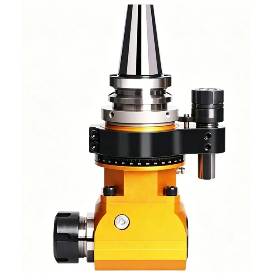High precision 90 degree angle head BT40 BT50 right angle side milling head horizontal milling head right angle tool holder