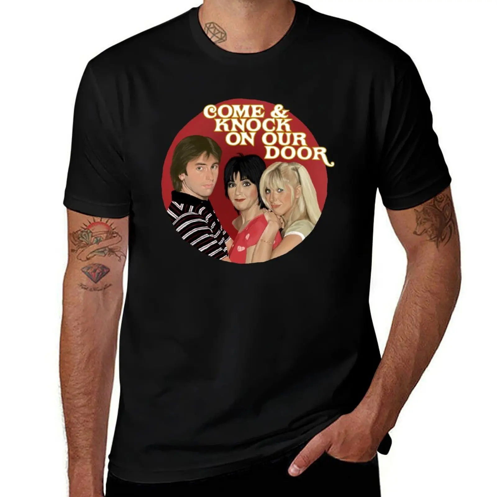 Jack, Janet, & Chrissy T-Shirt Work Wear Simple Tee Shirt