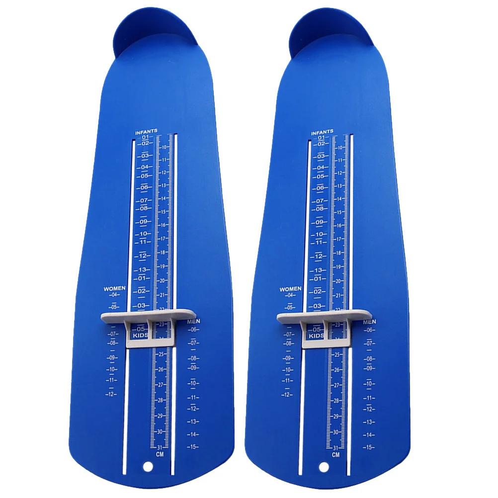 

2pcs Shoe Size Measuring Ruler Foot Measurement Device Accurate Us Size Fit Lightweight Portable Feet Length Gauge Instrument