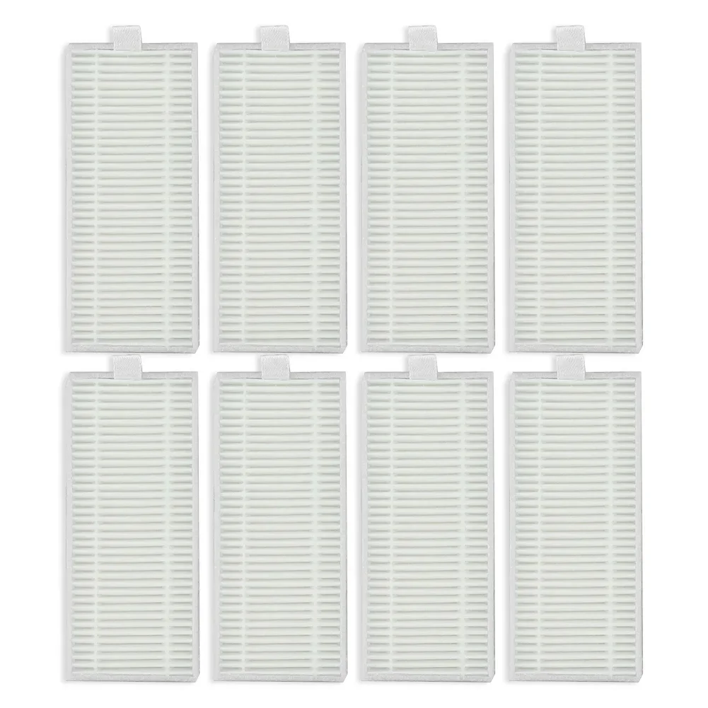 Replacement Filtration System Kit for ROPVACNIC S1 For Tipdiy G90 and For betboyles V75S Robots Contains 8 Filters