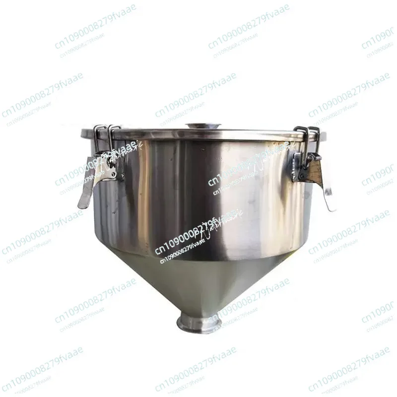 316/304 alimentos sanitários de aço inoxidável cozinha funil vedação capa funil cônico máquina enchimento grande diâmetro