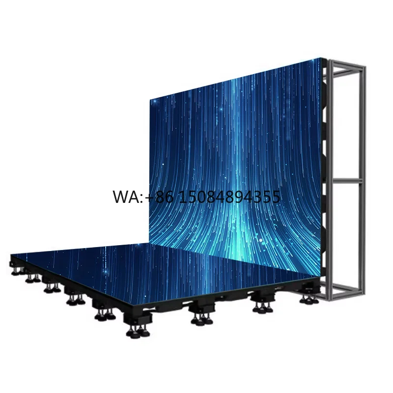 

Indoor P3.91MM Interactive Digital Tile Wall LED Display Gaming Video Stage Dance Floor Stand Touch Screen Display