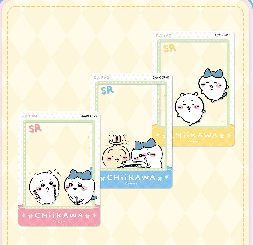 KABAO Original Chiikawa Sammelkarte Quadratisch Kawaii Charakter Hochwertige Anime-Spielzeugkarte Cartoon Dekorative Niedliche Sammelgeschenk – Detail 22