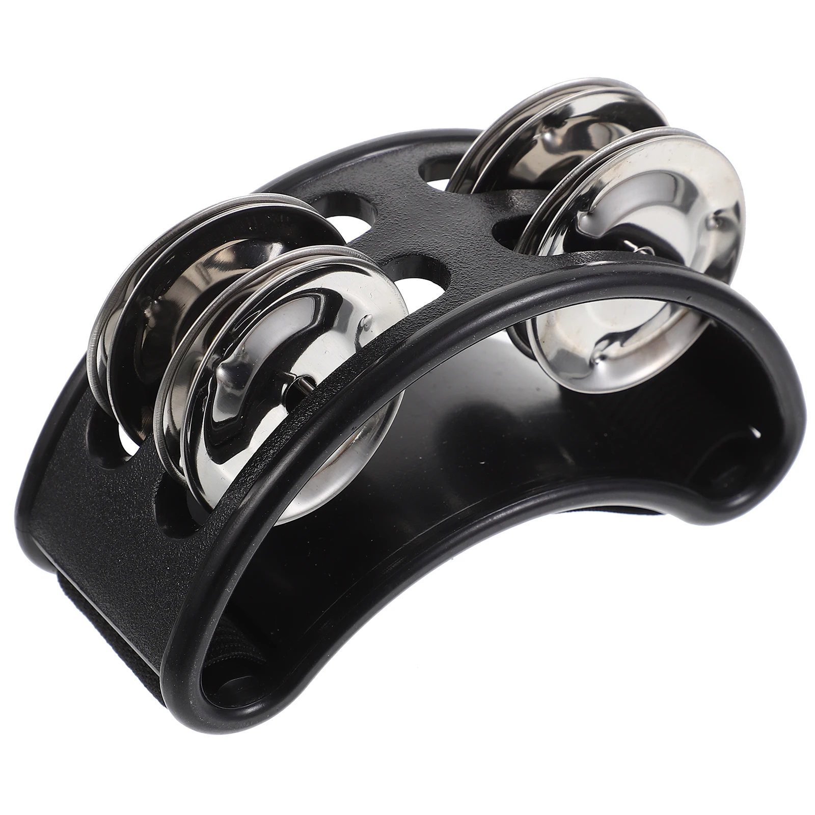 

Foot Bell Percussion Instrument Tambourine Jingle Bells Musical Rattle The Child