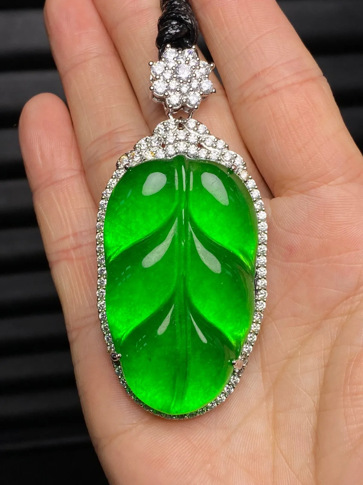 Real natural high Ice Green Jade Jadeite amulet Pendant&Necklaces