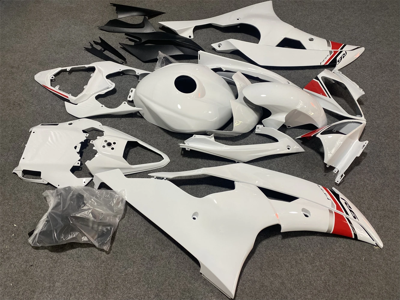 Motorcycle fairing Kit fits YZF-R6 2008 2009 2010 2011 2012 2013 2014 2015 2016 YZF600 08 09 10 11-16 Fairing red white