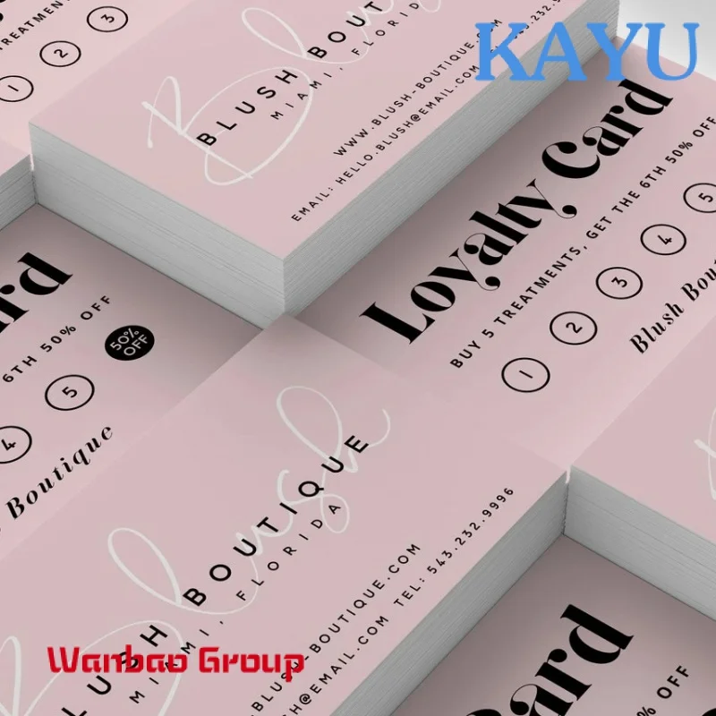 Custom Lash Nails Printable Loyalty Cards Template Beauty Rewards-Card Thank You For Your Order Cards